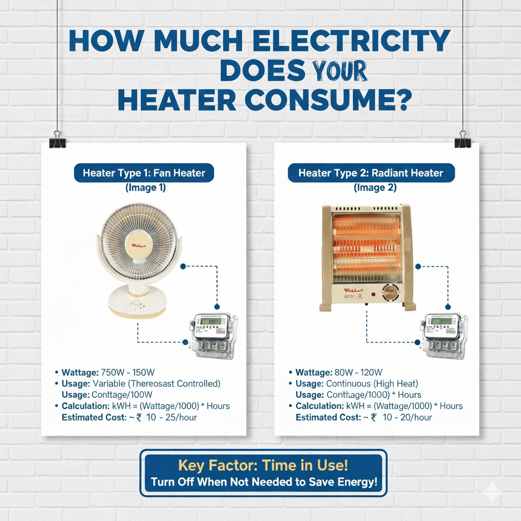 heater power consumption