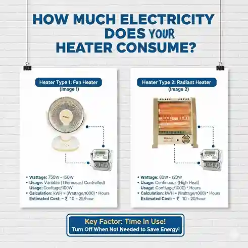 heater power consumption