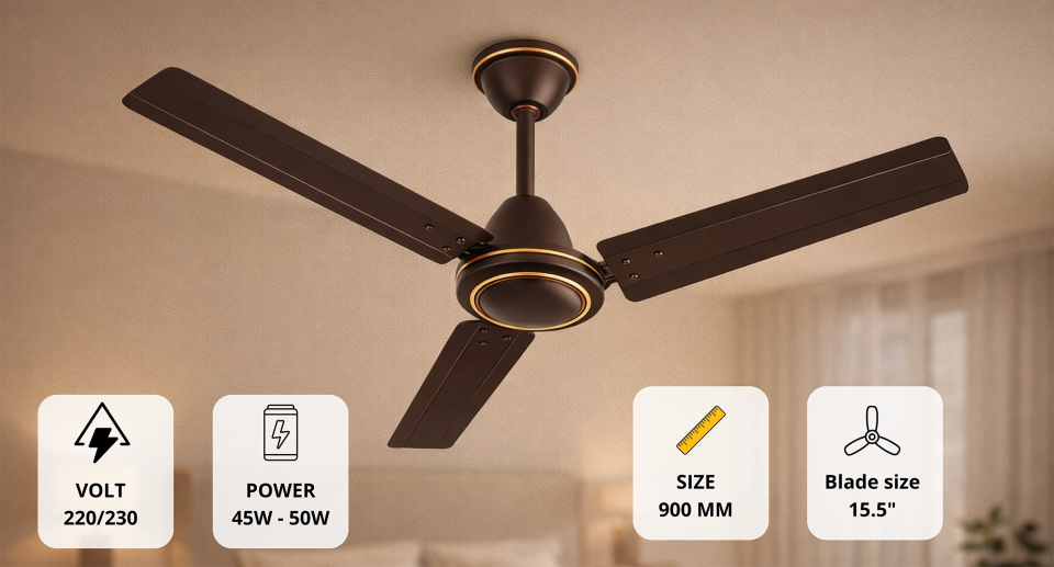 high rpm ceiling fan